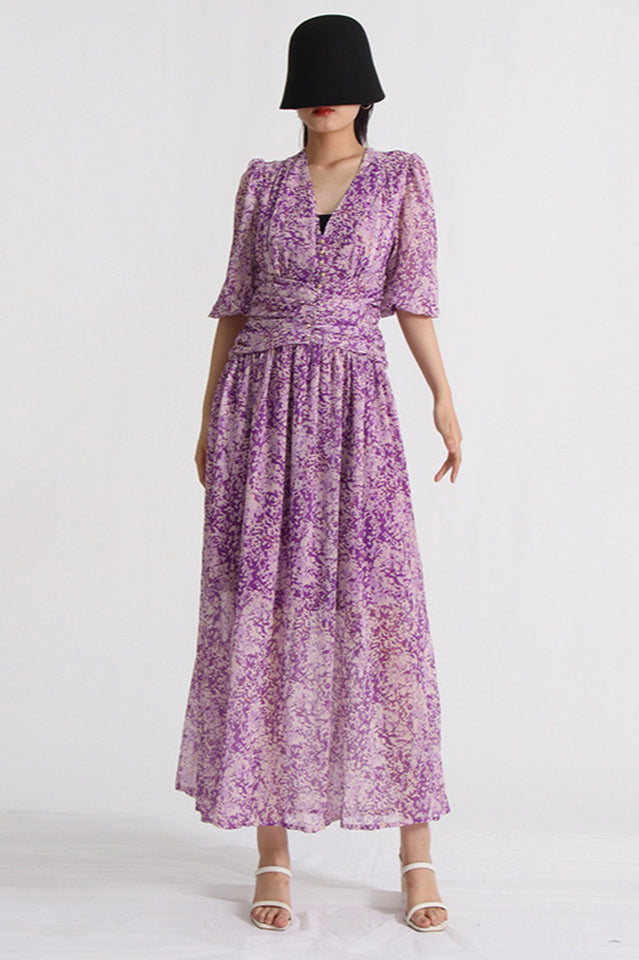 Aurier Printed Midi Dress | Dress In Beauty