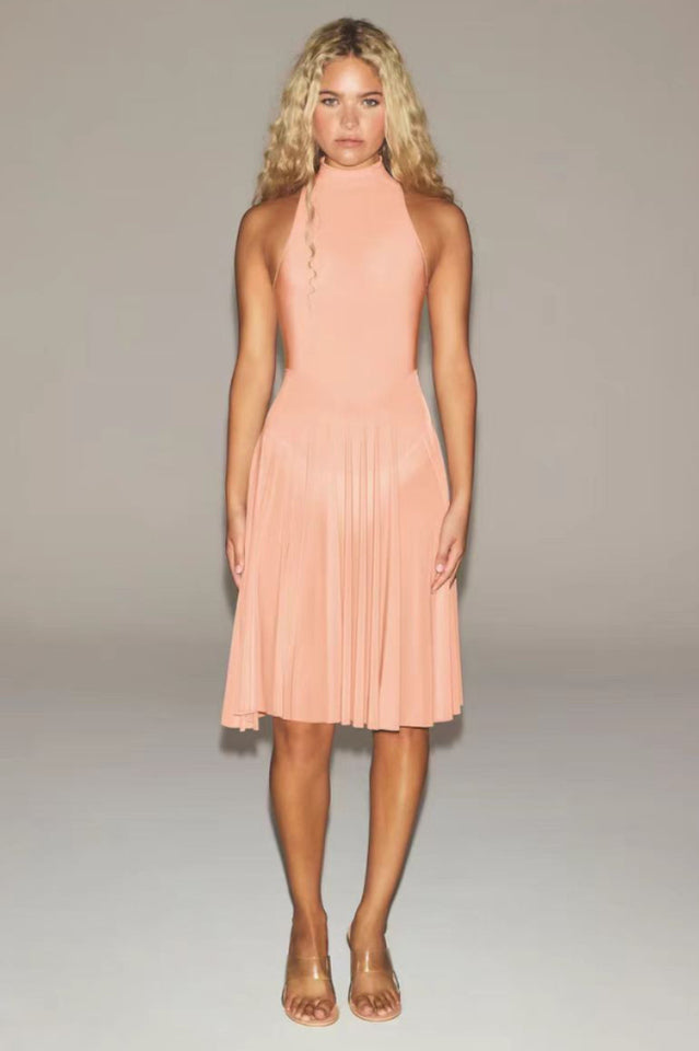 High Neck A Line Dress | Dress In Beauty