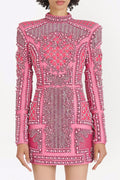 Long Sleeve Sequin Embellished Dress | Dress In Beauty