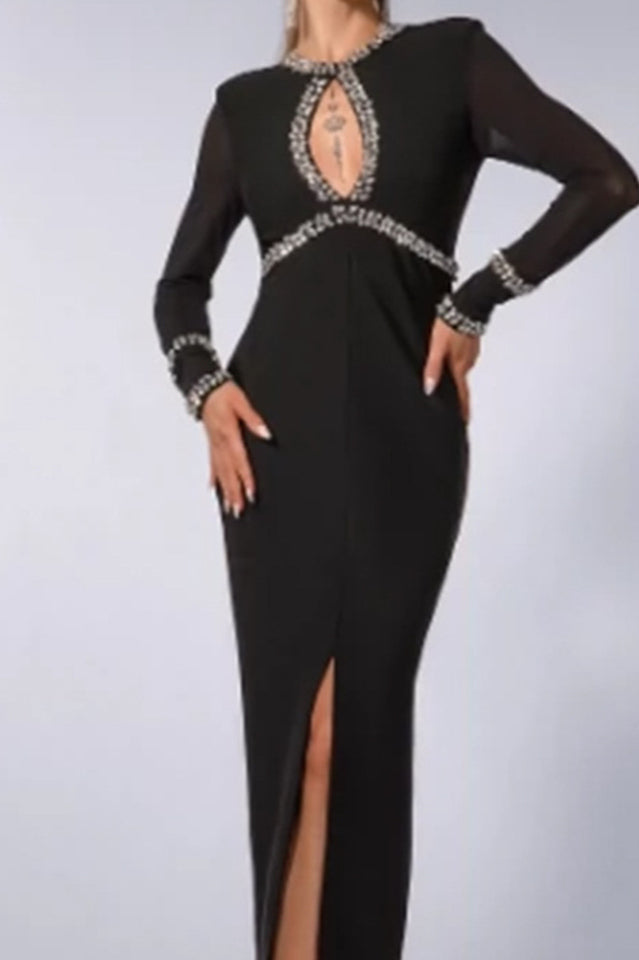 Figure Form Knit Keyhole Maxi Dress | Dress In Beauty