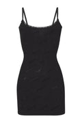Rhinestone Logo Pointelle Mini Slip Dress | Dress In Beauty