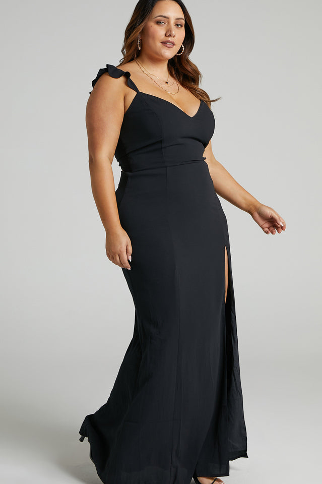 More Than This Ruffle Strap Maxi Dress | Dress In Beauty