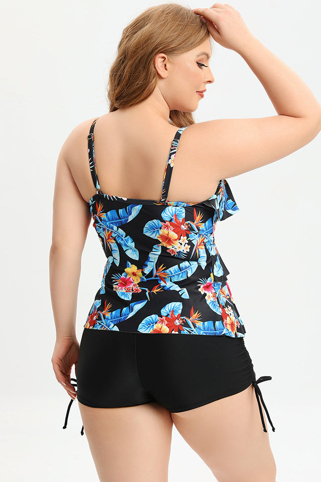 (L-5XL) Plus Size Tankini Swimsuit | Dress In Beauty