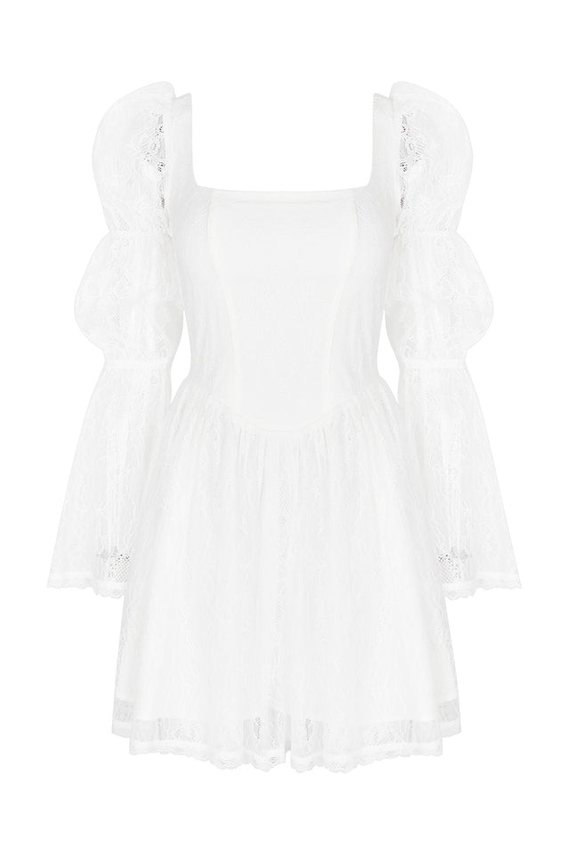 Sancia Vintage Puff Sleeve Mini Dress | Dress In Beauty