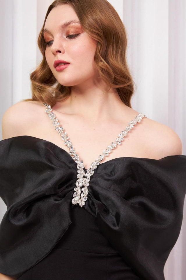 Josie Black Bandage Maxi Dress | Dress In Beauty