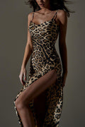 Smooth Zebra Print Backless Dress | Dress In Beauty