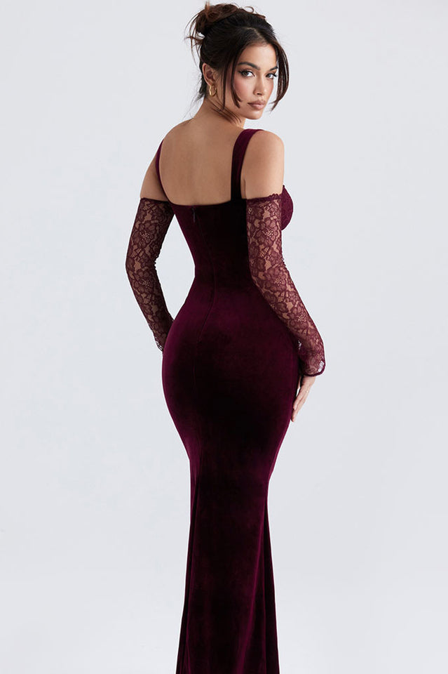 Kaia Evening Velvet Maxi Dress | Dress In Beauty