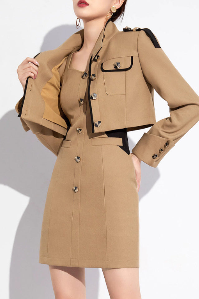 Skirt Suit Set Blazer Mini Dress | Dress In Beauty