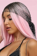 Sparkling Rhinestone Turban Cap | Dress In Beauty