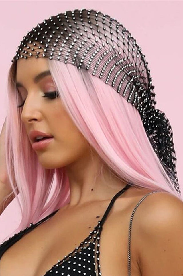 Sparkling Rhinestone Turban Cap | Dress In Beauty