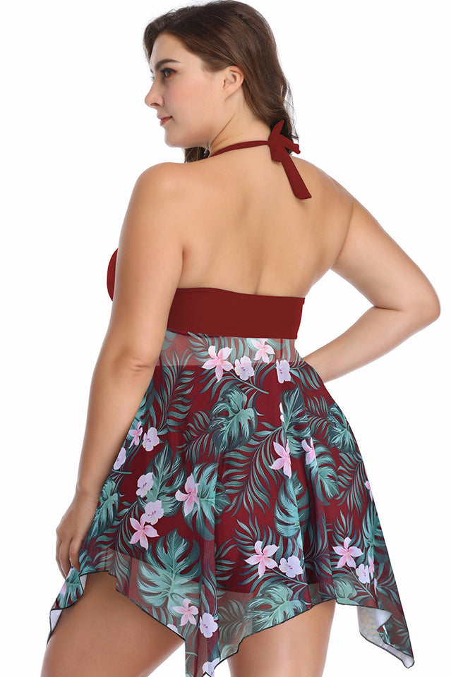 (2XL-6XL) Plus Size Tankini Swimsuit | Dress In Beauty