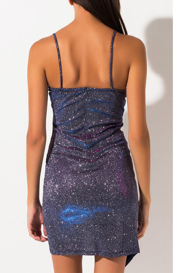 Shimmer Pleated Mini Dress | Dress In Beauty