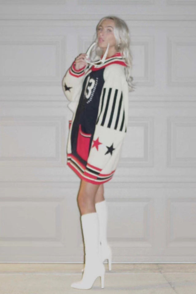 Team 23 Knitted Zip Through | Dress In Beauty