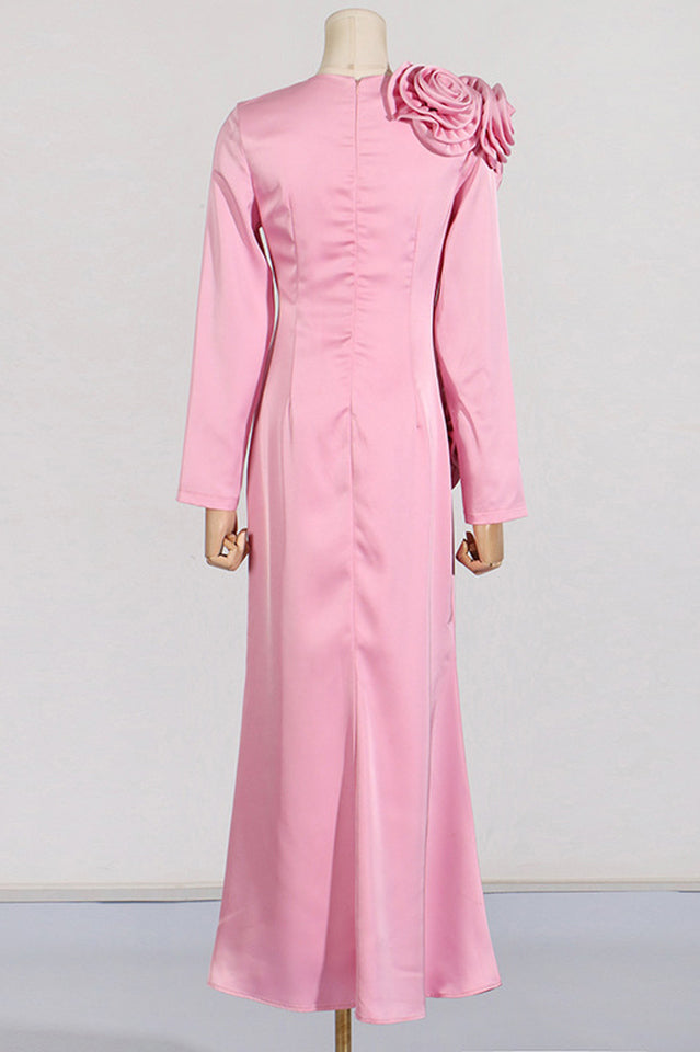 Solid Patchwork Appliques Elegant Dress | Dress In Beauty