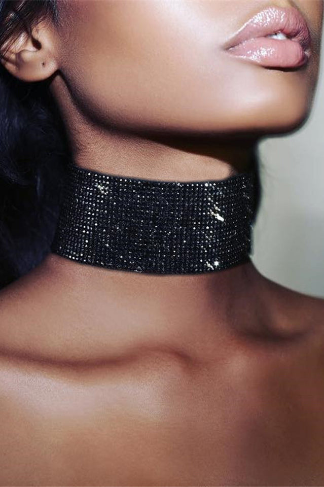 Punk Metal Sequin Necklace | Dress In Beauty