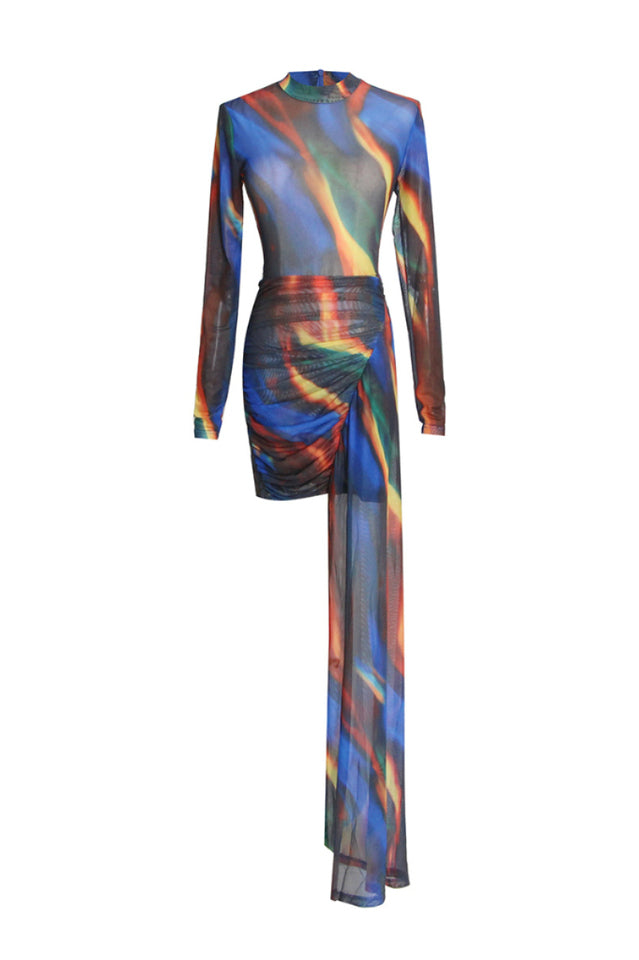Nasya Multi Color Pleat Dress | Dress In Beauty
