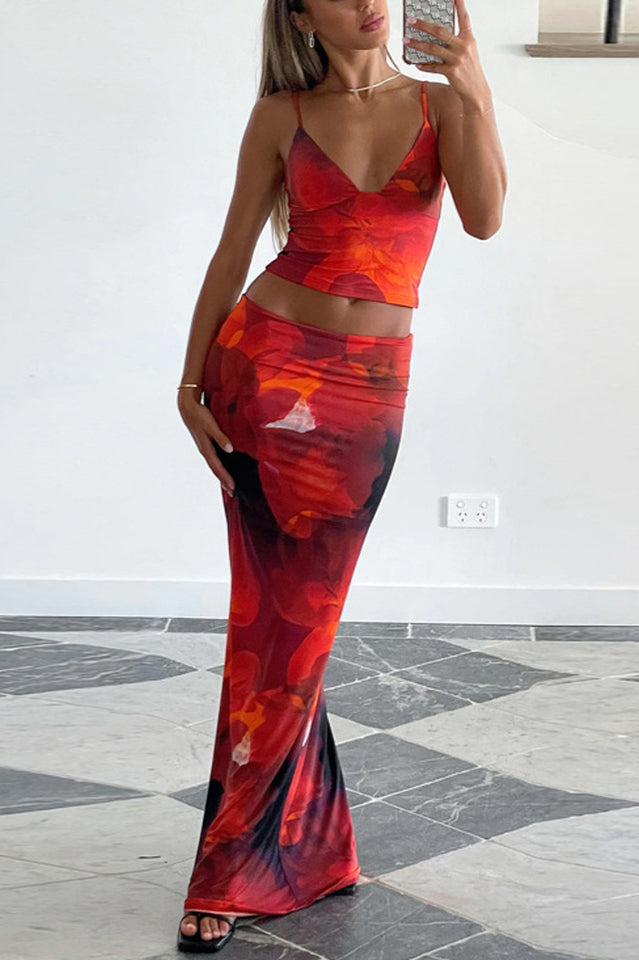 Sweet Salutations Maxi Skirt Set | Dress In Beauty