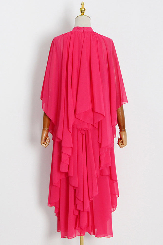 Layered Silk-Georgette Gown | Dress In Beauty