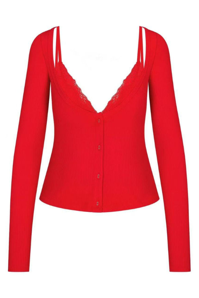 Long Sleeve Top With Bralette | Dress In Beauty