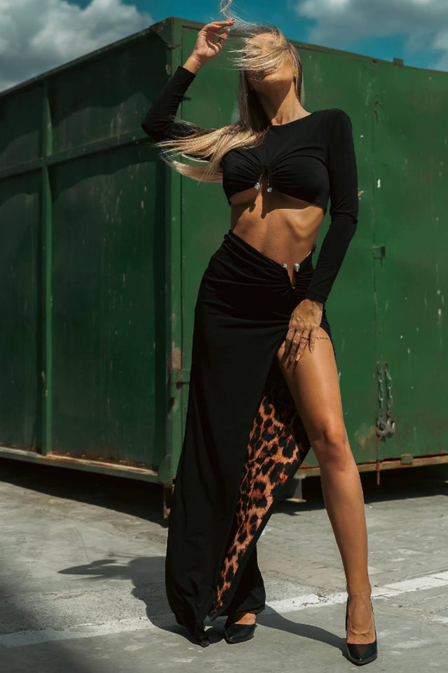 Black Stretch Cady Maxi Dress | Dress In Beauty