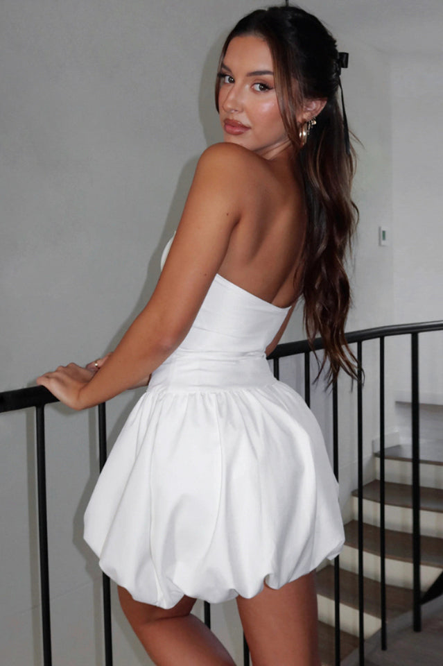 Tube Bubble Hem Mini Dress | Dress In Beauty