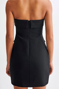 Abbie Strapless Suiting Mini Dress | Dress In Beauty