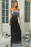 Perla Strapless Pearl Beaded Maxi Dress | Dress In Beauty