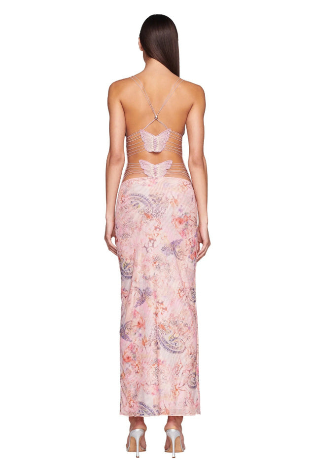Butterfly Backless Midi Dress | Dress In Beauty