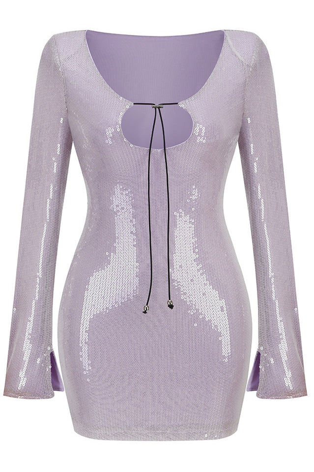 Solaria Sequined Tulle Mini Dress | Dress In Beauty