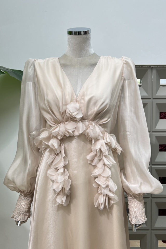 Floral Embellished Midi Dress | Dress In Beauty