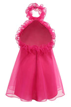 Ruffle Halter Neck Mini Dress - View 6 | WEUXS