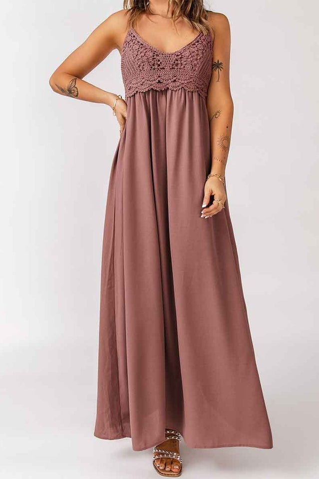 Mauve Boho Maxi Dress | Dress In Beauty