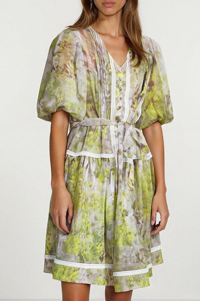 Tama Floral Print Mini Dress | Dress In Beauty