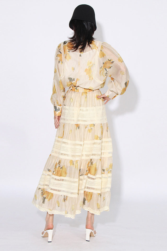 Faye Floral Top + Skirt Set | Dress In Beauty