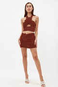 Devana Halter Top + Skirt Set | Dress In Beauty