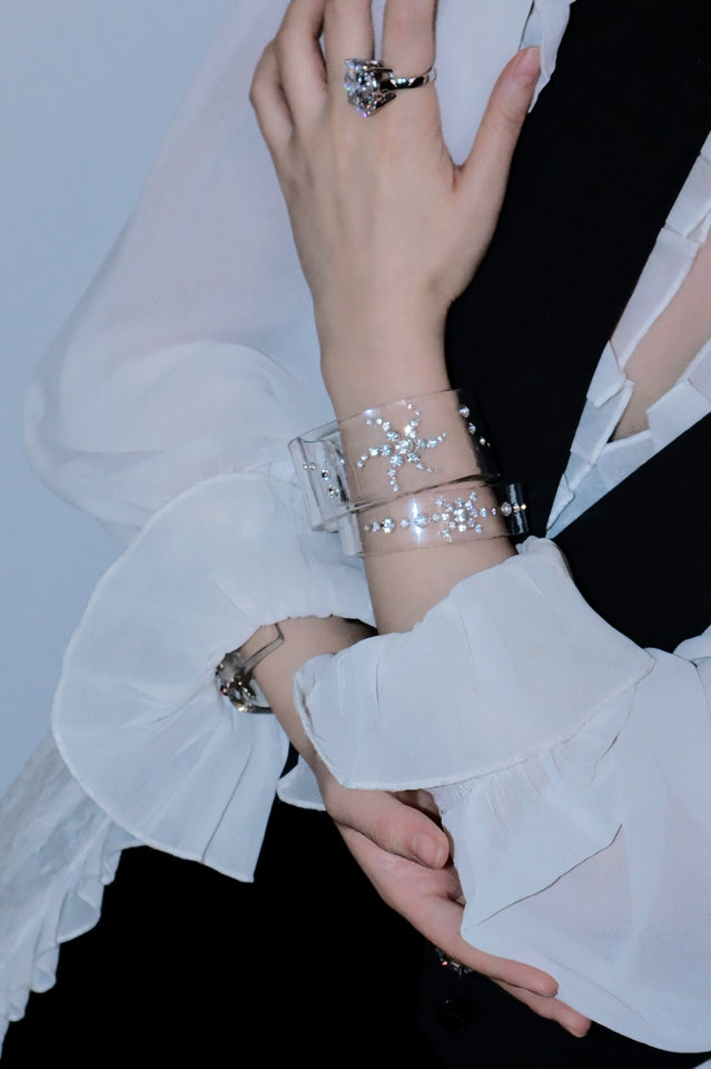Handmade Acrylic Crystal Bracelet | Dress In Beauty