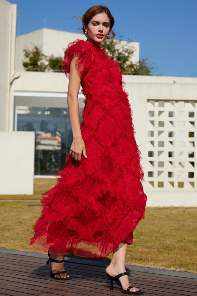 Maxine Floral Embroidery Sleeveless Maxi Dress | Dress In Beauty