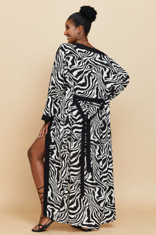 Print Belted Kimono Dress | Dress In Beauty
