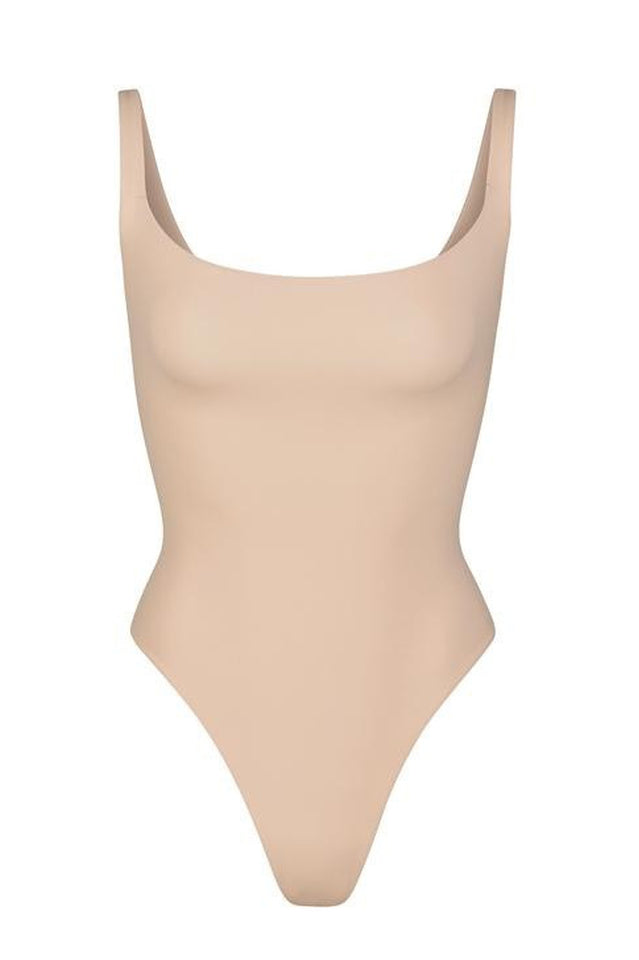 Square Neck Stretch Jersey Bodysuit | Dress In Beauty