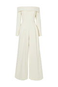 Vesper Off The Shoulder Crepe Jumpsuit | Dress In Beauty