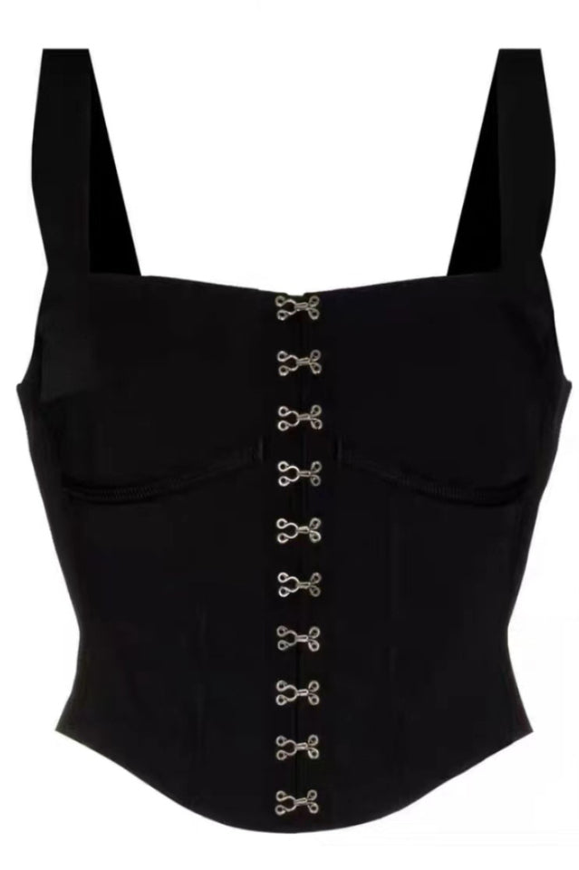 Black Lara Corset Top | Dress In Beauty
