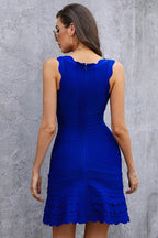 Violeta Layered A-Line Bodycon Dress - WEUXS