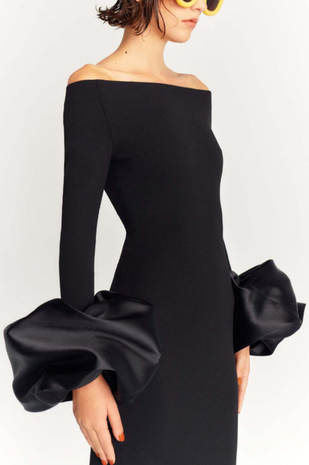 Talia Oversized-Cuffs Gown | Dress In Beauty