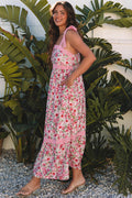 Floral Lace Tied Strap Maxi Dress | Dress In Beauty