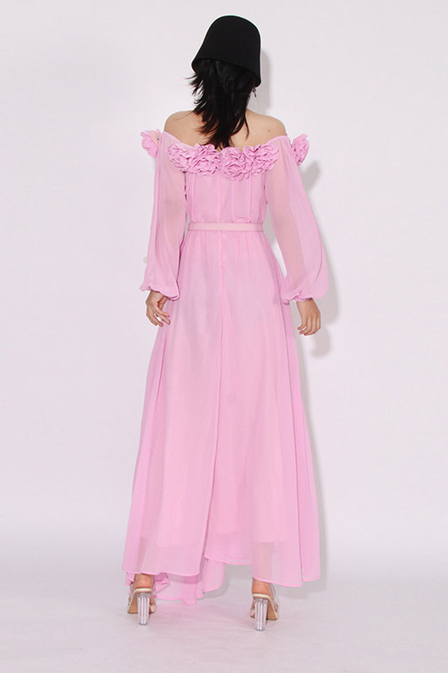 Ascella Flower Shoulder Maxi Dress | Dress In Beauty