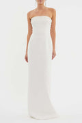 Pearl Embellished Strapless Gown | Dress In Beauty
