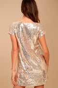 Light Up the Night Sequin Shift Dress | Dress In Beauty
