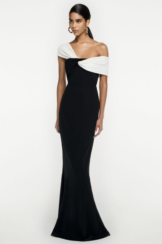 Asymmetric Off Shoulder Maxi Dress | Dress In Beauty