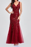 Embroidered Sequins Mermaid Prom Dress | Dress In Beauty