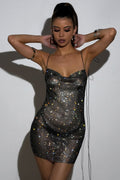 Nancy Glitter Mini Dress | Dress In Beauty